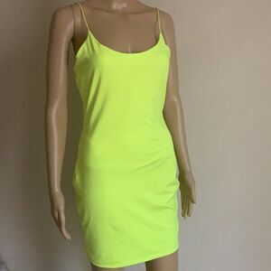 Neon green dress  